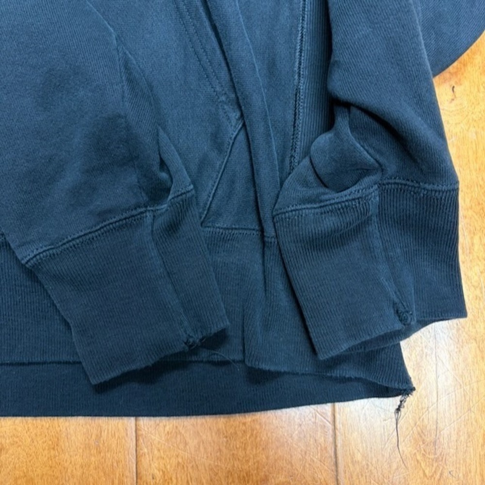 Vintage Champion Reverse Weave Hoodie Mens L Black Pullover Streetwear - Picture 3 of 11